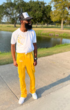 Load image into Gallery viewer, Fly Man Stacked Trackpants ( Yellow )
