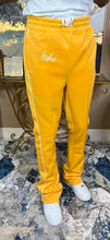 Load image into Gallery viewer, Fly Man Stacked Trackpants ( Yellow )