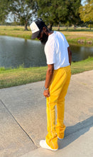 Load image into Gallery viewer, Fly Man Stacked Trackpants ( Yellow )
