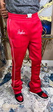 Load image into Gallery viewer, Fly Man Stacked Trackpants ( Red )