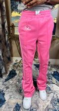 Load image into Gallery viewer, Fly Man Stacked Trackpants ( Pink )