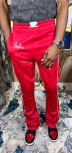 Load image into Gallery viewer, Fly Man Stacked Trackpants ( Red )