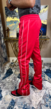 Load image into Gallery viewer, Fly Man Stacked Trackpants ( Red )