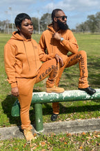 Load image into Gallery viewer, Coffee Cream Stacked Hoodie Set