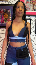 Load image into Gallery viewer, Denim Tease ( 2 Piece In Blue   )