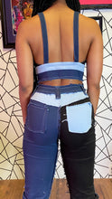 Load image into Gallery viewer, Denim Tease ( 2 Piece In Blue   )