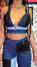 Load image into Gallery viewer, Denim Tease ( 2 Piece In Blue   )