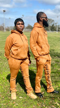 Load image into Gallery viewer, Coffee Cream Stacked Hoodie Set