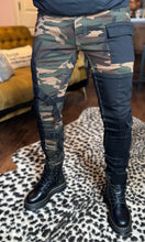 Load image into Gallery viewer, Camo Strapped Cargo Jeans
