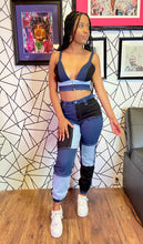 Load image into Gallery viewer, Denim Tease ( 2 Piece In Blue   )