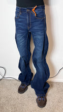 Load image into Gallery viewer, Wavy Denim Stacked Jeans
