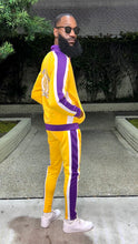 Load image into Gallery viewer, FYMV University Tracksuit ( Gold / Purple )

