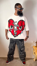 Load image into Gallery viewer, Crying Hearts Cropped Shirt
