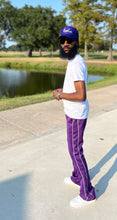 Load image into Gallery viewer, Fly Man Stacked Trackpant ( Purple )
