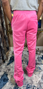 Fly Man Stacked Trackpants ( Pink )