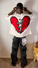 Load image into Gallery viewer, Crying Hearts Cropped Shirt
