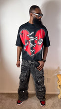 Load image into Gallery viewer, Crying Heart Cropped Shirt
