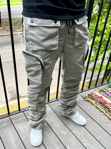 Too Wavy Stacked Flare Pants ( XXL )