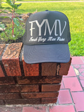 Load image into Gallery viewer, FYMV Trucker Cap BLACK
