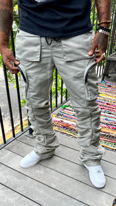 Too Wavy Stacked Flare Pants ( XXL )