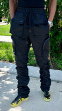 Load image into Gallery viewer, Too Wavy Stacked Flare Pants (Black)
