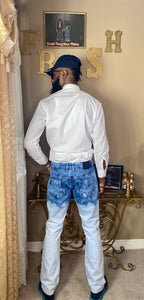 Two Toned Denim Jeans (34/36)