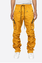 Load image into Gallery viewer, Too Wavy Stacked  Pants ( Mustard )
