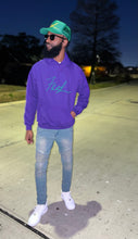 Load image into Gallery viewer, Lundi Gras Puff Fresh Hoodies (Purple)
